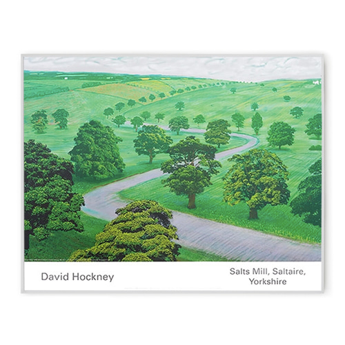 Green Valley Poster by David Hockney